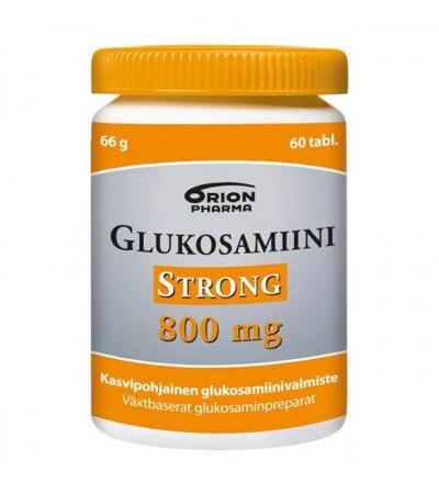 Витамины для суставов с глюкозамином GLUKOSAMIINI STRONG 800 mg 60 таблеток Orion