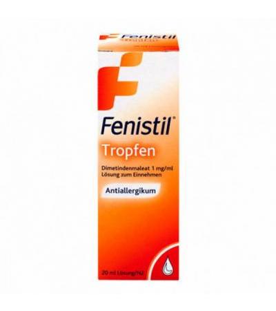Капли для лечения аллергических заболеваний и зуда FENISTIL Tropfen 3 X 20 мл FENISTIL