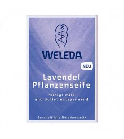 Мыло кусковое с лавандой WELEDA Lavendel Pflanzenseife 100 гр Weleda