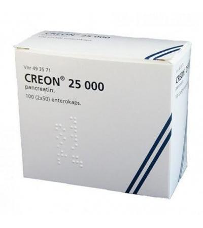 Препарат CREON 25 000 улучшающий процессы пищеварения 100 капсул Abbott