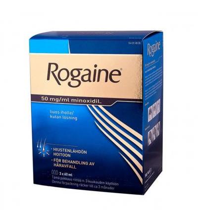 Раствор для мужчин от выпадения волос ROGAINE LIUOS IHOLLE 50MG/ML 3 X 60 мл REGAINE
