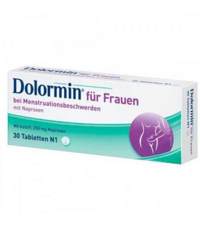 Средство от боли для женщин DOLORMIN für Frauen Tabletten 30 таблеток Dolormin