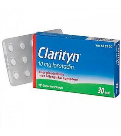 Таблет от аллергического ренита CLARITYN TABLETTI 10MG 10 шт Bayer