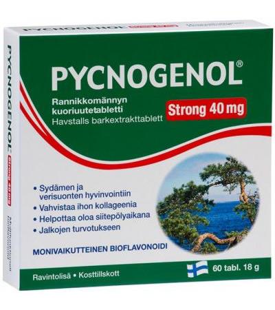 Витамины Pycnogenol strong 40 mg 60 таблеток Hankintatukku